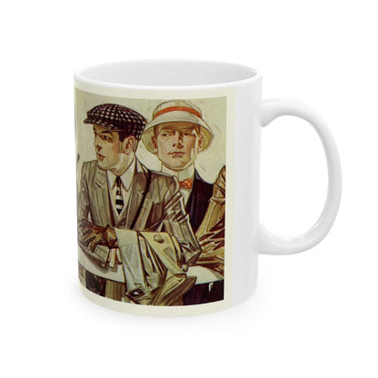 Arrow Shirt Men, 1907 - White Coffee Mug-Go Mug Yourself