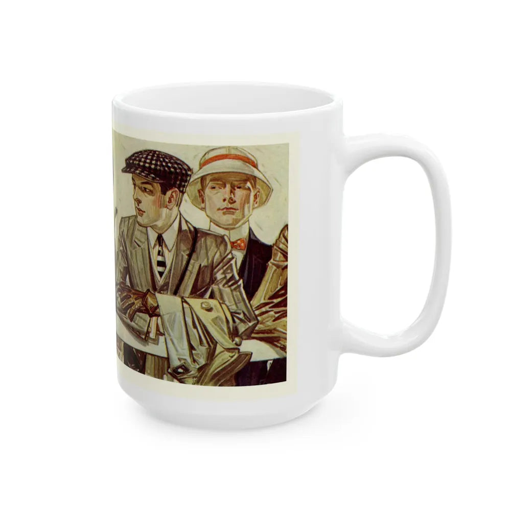 Arrow Shirt Men, 1907 - White Coffee Mug-Go Mug Yourself