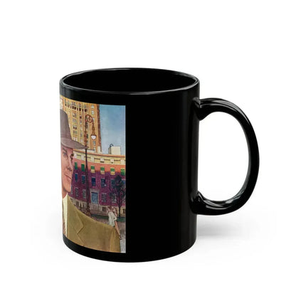 Arrow Shirts advertisement, 1948 - Black Coffee Mug - Go Mug Yourself