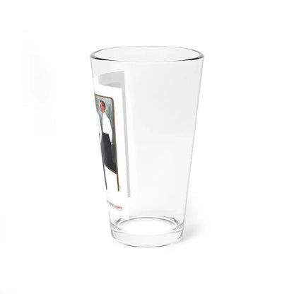 Arrow White Shirt ad, Collier's, March 4, 1950 (Magazine Illustration) Pint Glass 16oz - Go Mug Yourself