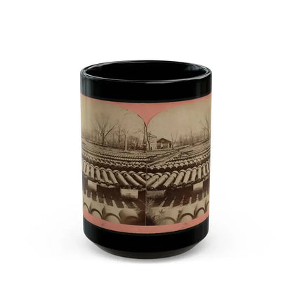 Arsenal Grounds, Richmond, Va., Showing Ruins And Shot And Shell Scattered Around (U.S. Civil War) Black Coffee Mug - Go Mug Yourself