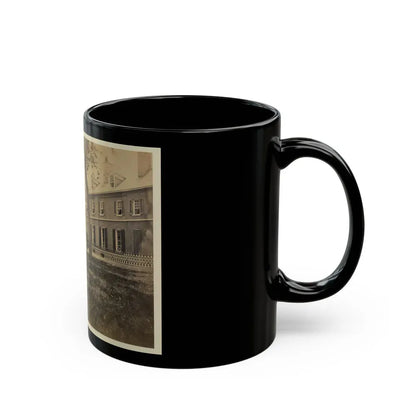 Arsenal, Washington, D.C., North Front. Interior Court -- Group Of Officers In Foreground (U.S. Civil War) Black Coffee Mug - Go Mug Yourself