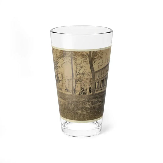 Arsenal, Washington, D.C., North Front. Interior Court -- Group Of Officers In Foreground (U.S. Civil War) Pint Glass 16oz 16oz - Go Mug Yourself