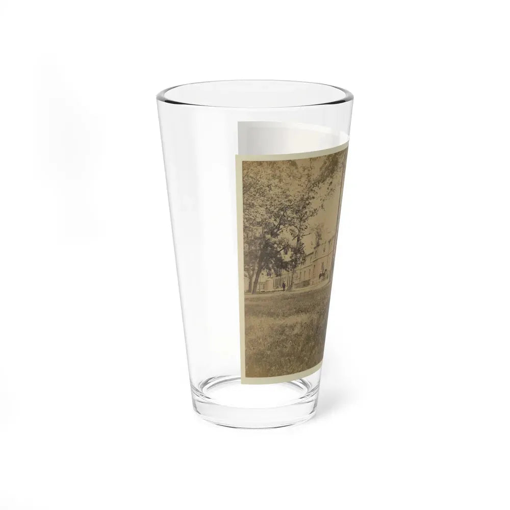 Arsenal, Washington, D.C., North Front. Interior Court -- Group Of Officers In Foreground (U.S. Civil War) Pint Glass 16oz - Go Mug Yourself