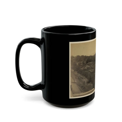 Arsenal Yard, Washington, D.C., From Roof Of Model Arsenal (U.S. Civil War) Black Coffee Mug-Go Mug Yourself