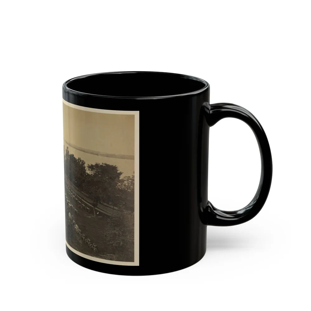 Arsenal Yard, Washington, D.C., From Roof Of Model Arsenal (U.S. Civil War) Black Coffee Mug-Go Mug Yourself