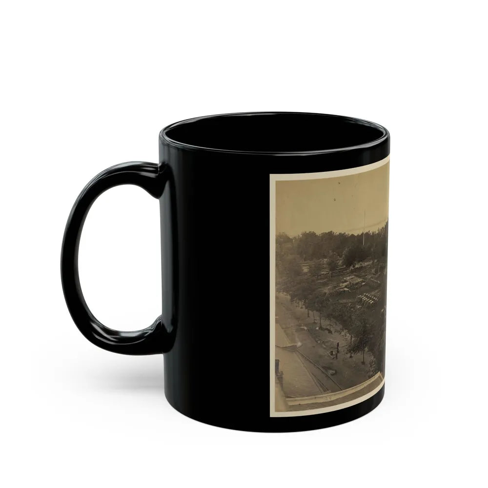 Arsenal Yard, Washington, D.C., From Roof Of Model Arsenal (U.S. Civil War) Black Coffee Mug-Go Mug Yourself