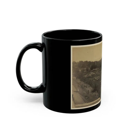 Arsenal Yard, Washington, D.C., From Roof Of Model Arsenal (U.S. Civil War) Black Coffee Mug - Go Mug Yourself