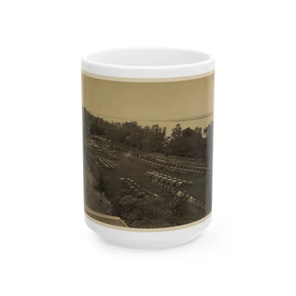 Arsenal Yard, Washington, D.C., From Roof Of Model Arsenal (U.S. Civil War) White Coffee Mug 15oz - Go Mug Yourself