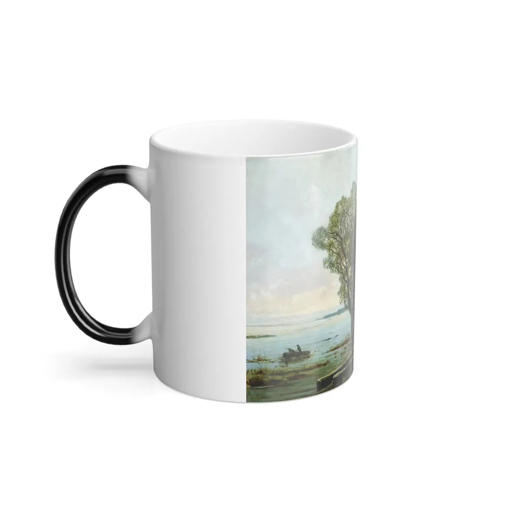 Arseny Ivanovich Meshchersky (1834-1902) Flooding in the Countryside 1872 - Color Changing Mug 11oz-Go Mug Yourself