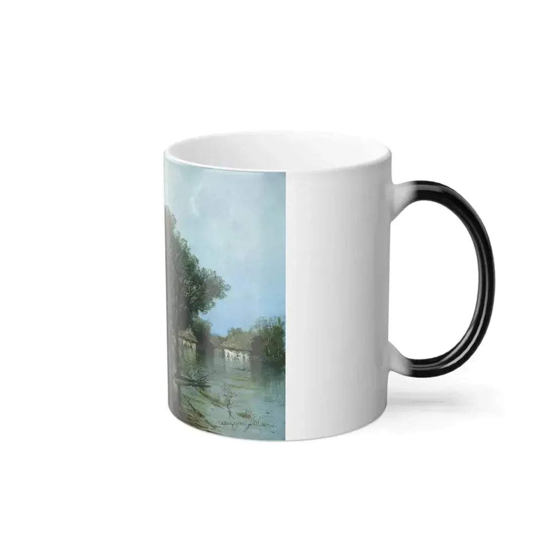 Arseny Ivanovich Meshchersky (1834-1902) Flooding in the Countryside 1872 - Color Changing Mug 11oz - Go Mug Yourself