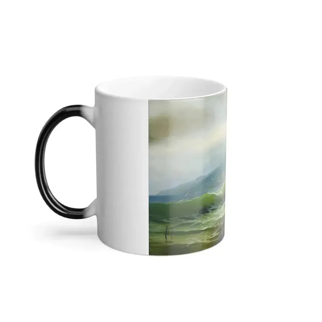 Arseny Ivanovich Meshchersky (1834-1902) Grotto on the Beach - Color Changing Mug 11oz - Go Mug Yourself