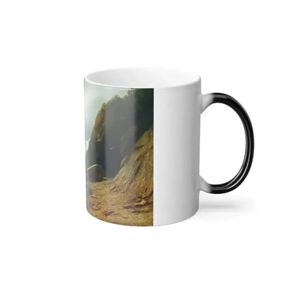 Arseny Ivanovich Meshchersky (1834-1902) Grotto on the Beach - Color Changing Mug 11oz - Go Mug Yourself