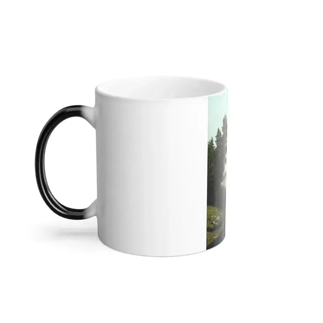 Arseny Ivanovich Meshchersky (1834-1902) Landscape with a Lake 1870 - Color Changing Mug 11oz - Go Mug Yourself