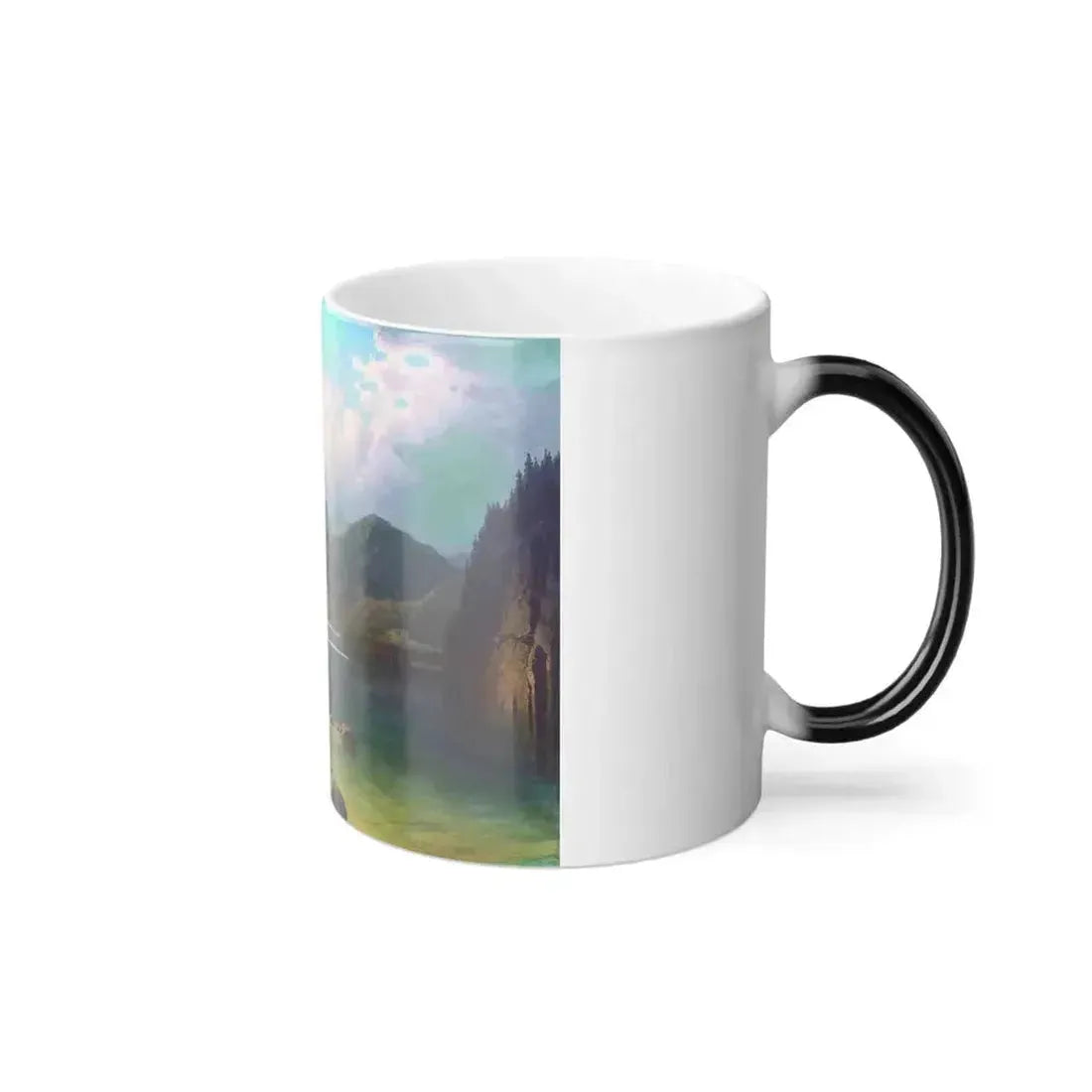 Arseny Ivanovich Meshchersky (1834-1902) Mountain Lake 1861 - Color Changing Mug 11oz - Go Mug Yourself
