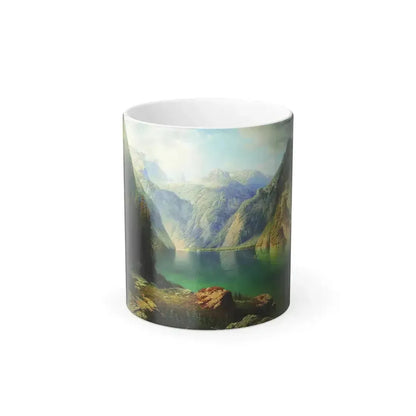 Arseny Ivanovich Meshchersky (1834-1902) Mountain Lake 1865 - Color Changing Mug 11oz 11oz - Go Mug Yourself