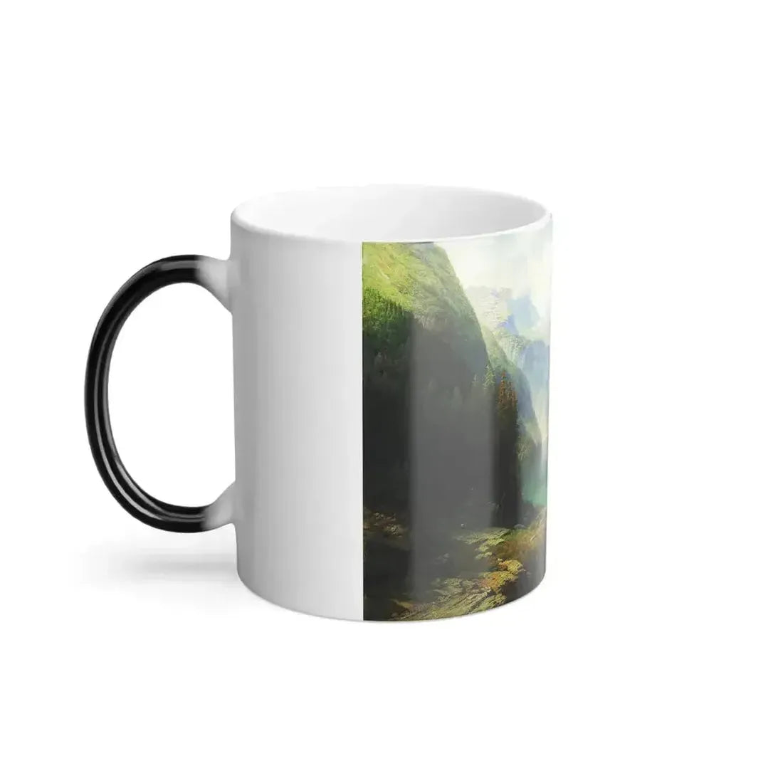 Arseny Ivanovich Meshchersky (1834-1902) Mountain Lake 1865 - Color Changing Mug 11oz - Go Mug Yourself