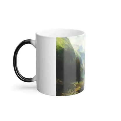 Arseny Ivanovich Meshchersky (1834-1902) Mountain Lake 1865 - Color Changing Mug 11oz - Go Mug Yourself