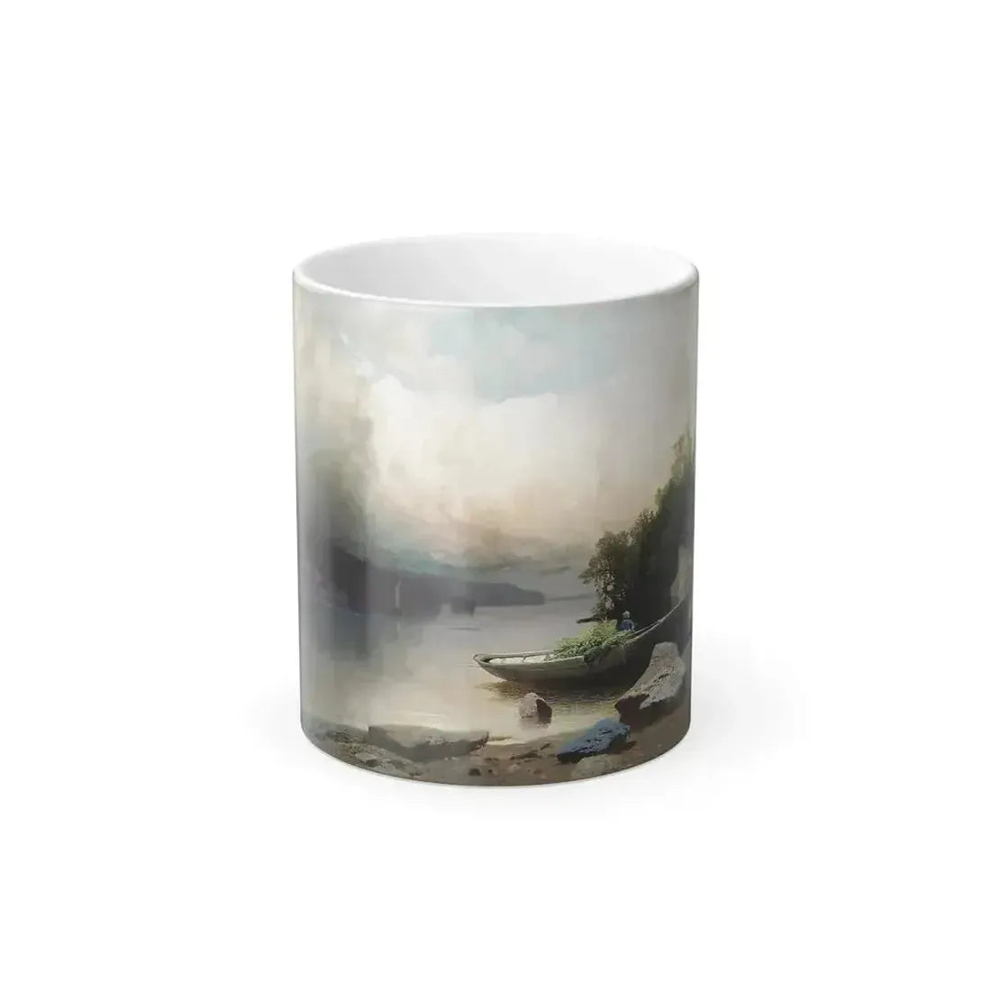 Arseny Ivanovich Meshchersky (1834-1902) On the River 1898 - Color Changing Mug 11oz 11oz - Go Mug Yourself