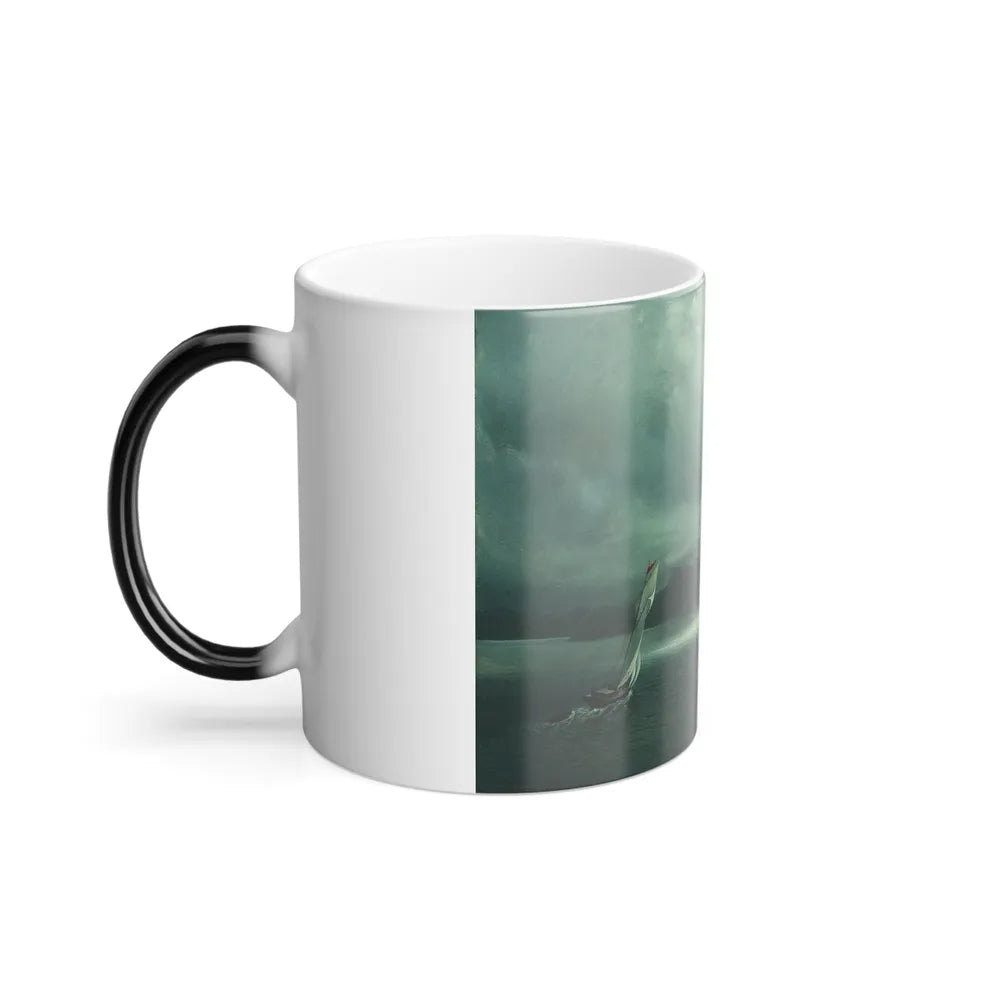 Arseny Ivanovich Meshchersky (1834-1902) Sailboat in the Sea 1870 - Color Changing Mug 11oz-Go Mug Yourself