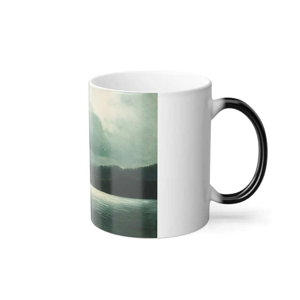 Arseny Ivanovich Meshchersky (1834-1902) Sailboat in the Sea 1870 - Color Changing Mug 11oz-Go Mug Yourself