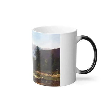 Arseny Ivanovich Meshchersky (1834-1902) Swiss Landscape - Color Changing Mug 11oz - Go Mug Yourself
