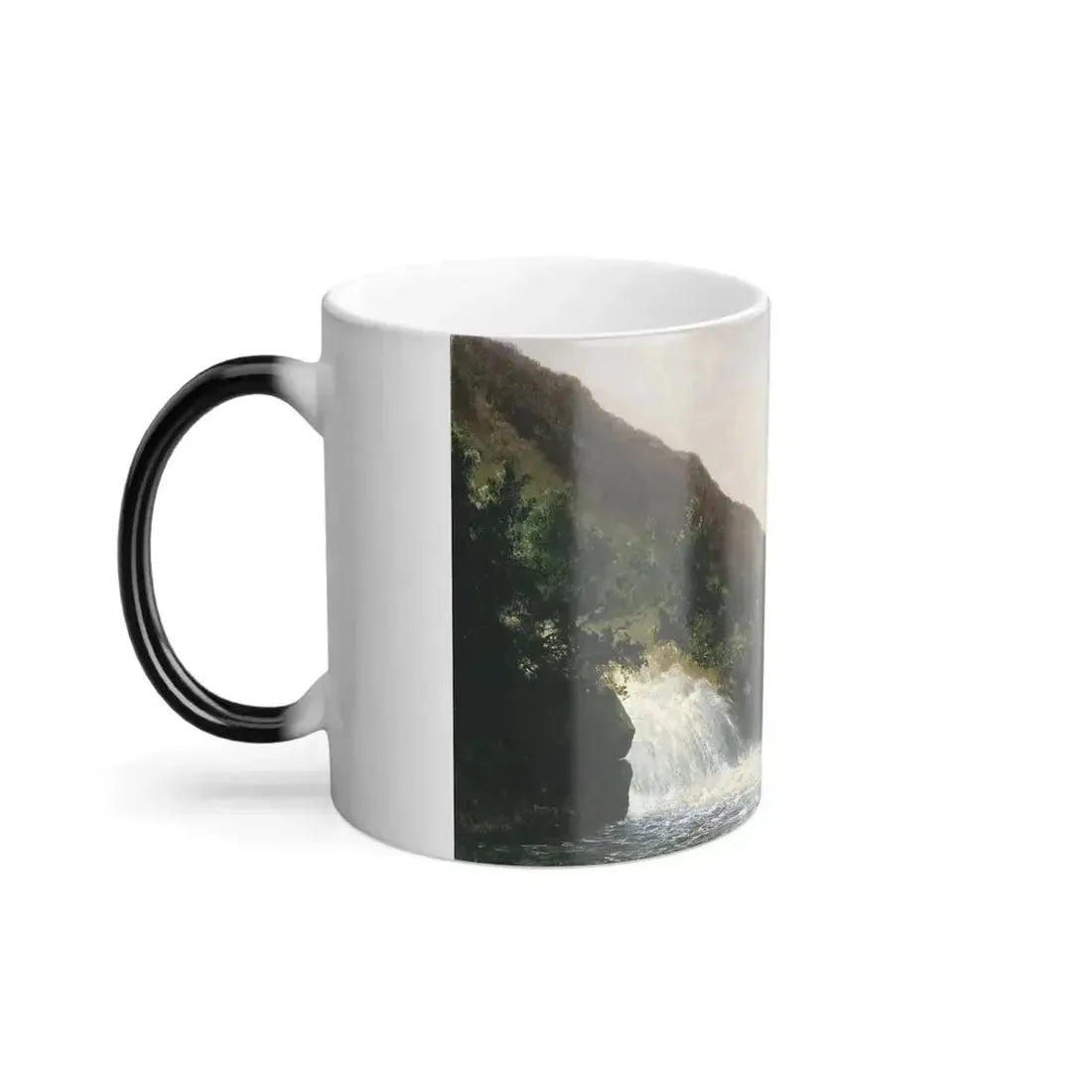 Arseny Ivanovich Meshchersky (1834-1902) Waterfall - 1867 - Color Changing Mug 11oz - Go Mug Yourself