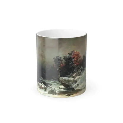 Arseny Ivanovich Meshchersky (1834-1902) Winter Evening 1866 - Color Changing Mug 11oz 11oz - Go Mug Yourself