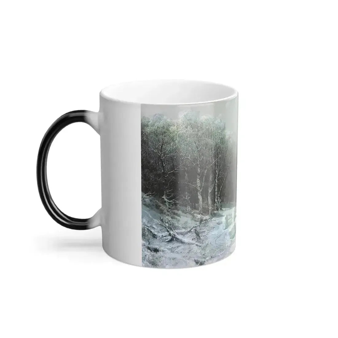 Arseny Ivanovich Meshchersky (1834-1902) Winter, Icebreaking - 1878 - Color Changing Mug 11oz - Go Mug Yourself