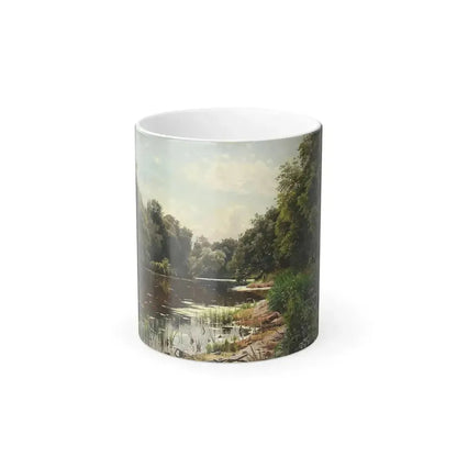 Arseny Meshchersky (1834-1902) Overgrown pond - 1893 - Color Changing Mug 11oz 11oz - Go Mug Yourself