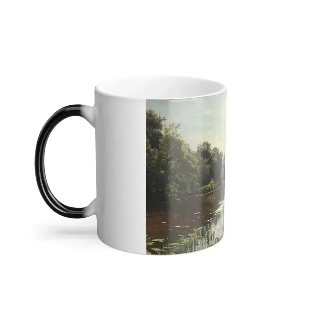 Arseny Meshchersky (1834-1902) Overgrown pond - 1893 - Color Changing Mug 11oz - Go Mug Yourself