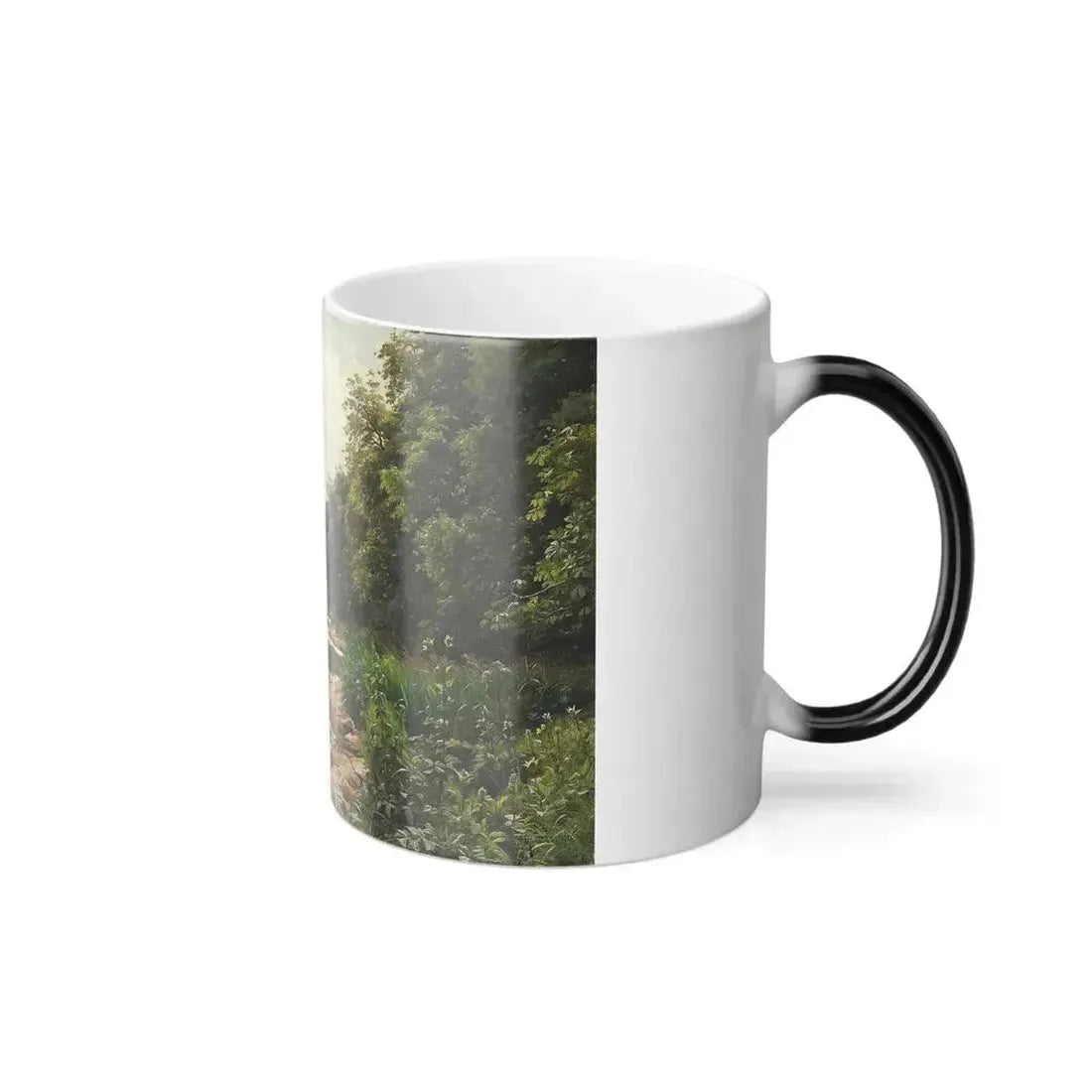 Arseny Meshchersky (1834-1902) Overgrown pond - 1893 - Color Changing Mug 11oz - Go Mug Yourself