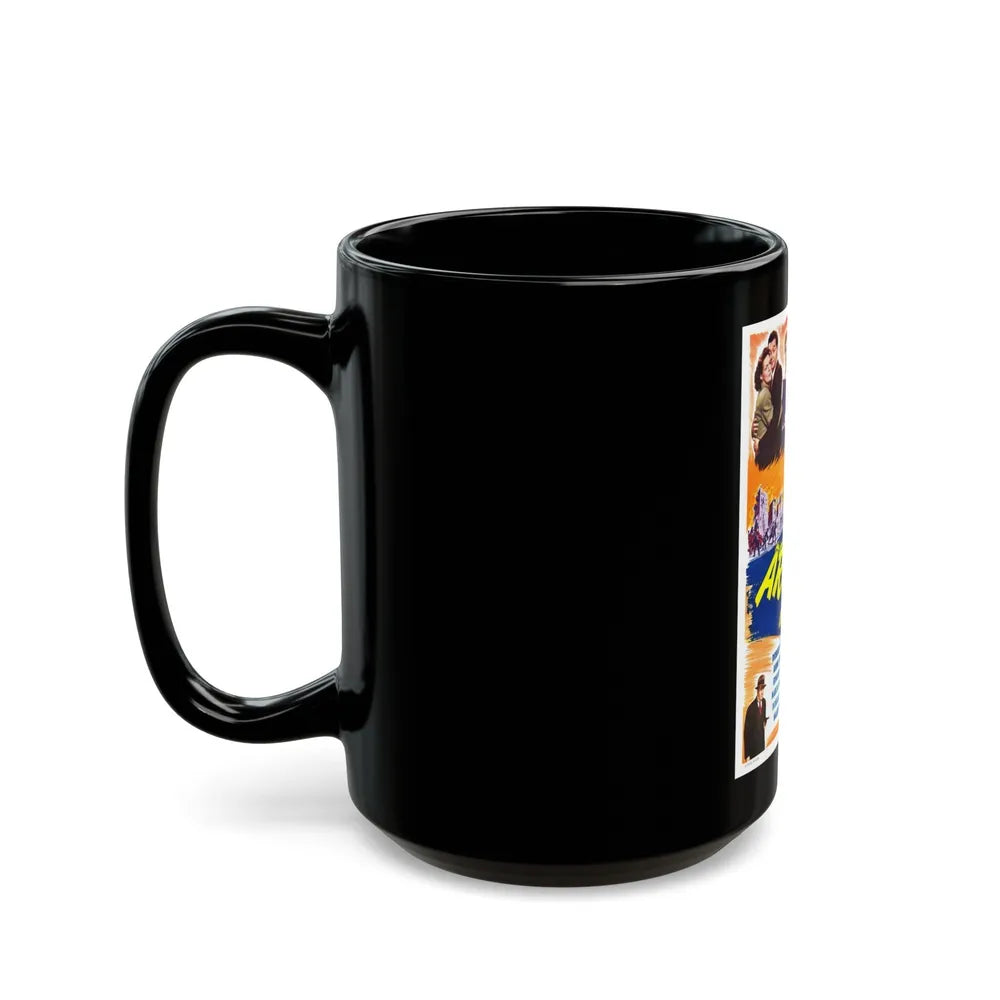 ARSON, INC 1949 Movie Poster - Black Coffee Mug-Go Mug Yourself