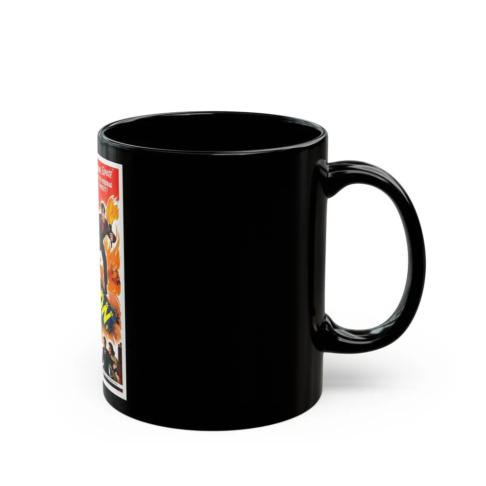 ARSON, INC 1949 Movie Poster - Black Coffee Mug-Go Mug Yourself