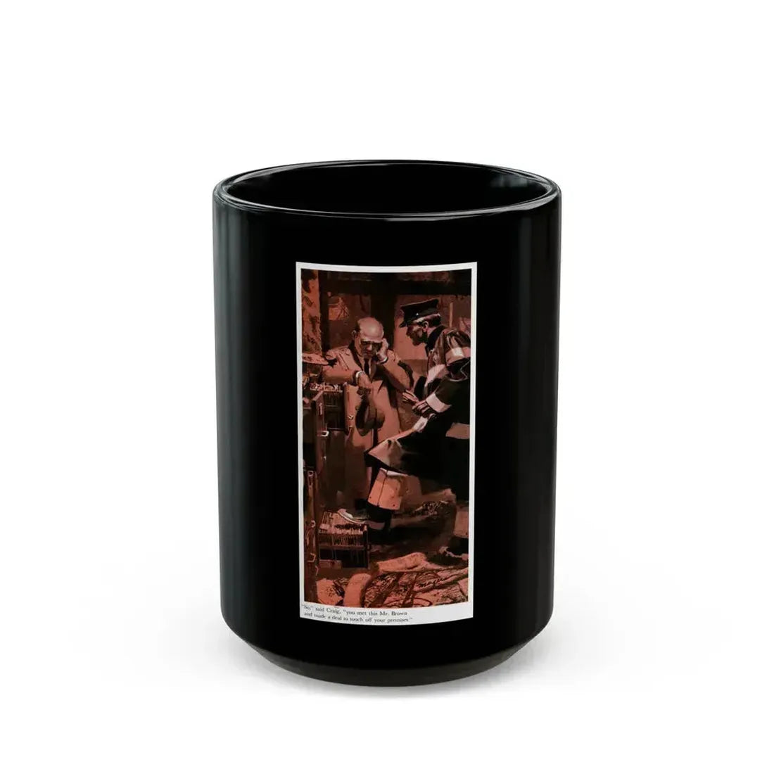 Arson, Incorporated part 2, 1958 - Black Coffee Mug 15oz - Go Mug Yourself