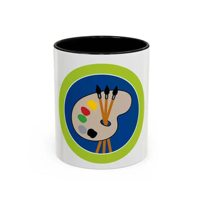 Art (Boy Scout Merit Badge) Accent Coffee Mug 11oz Black - Go Mug Yourself