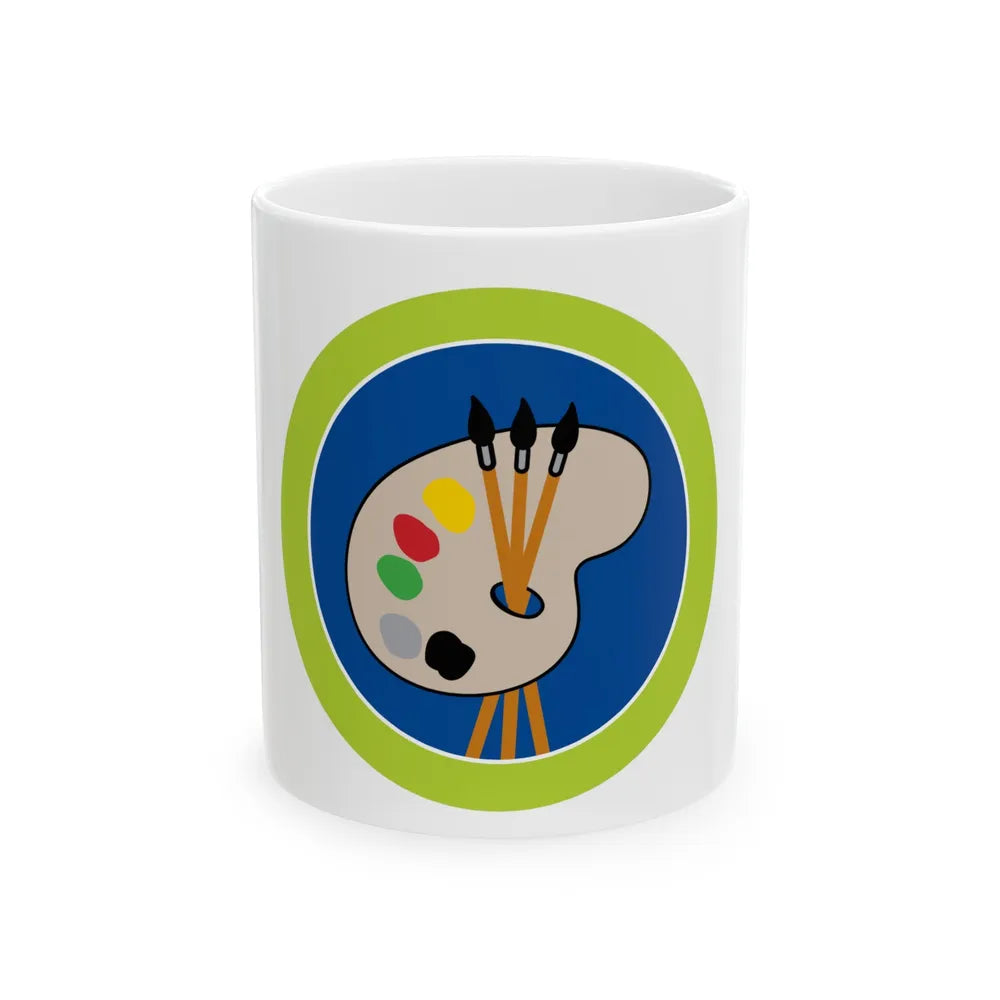 Art (Boy Scout Merit Badge) White Coffee Mug-11oz-Go Mug Yourself