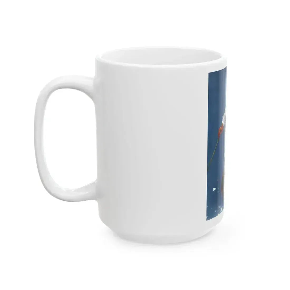 Art Deco Era Woman Skier, magazine cover, circa 1933-1938 - White Coffee Mug - Go Mug Yourself