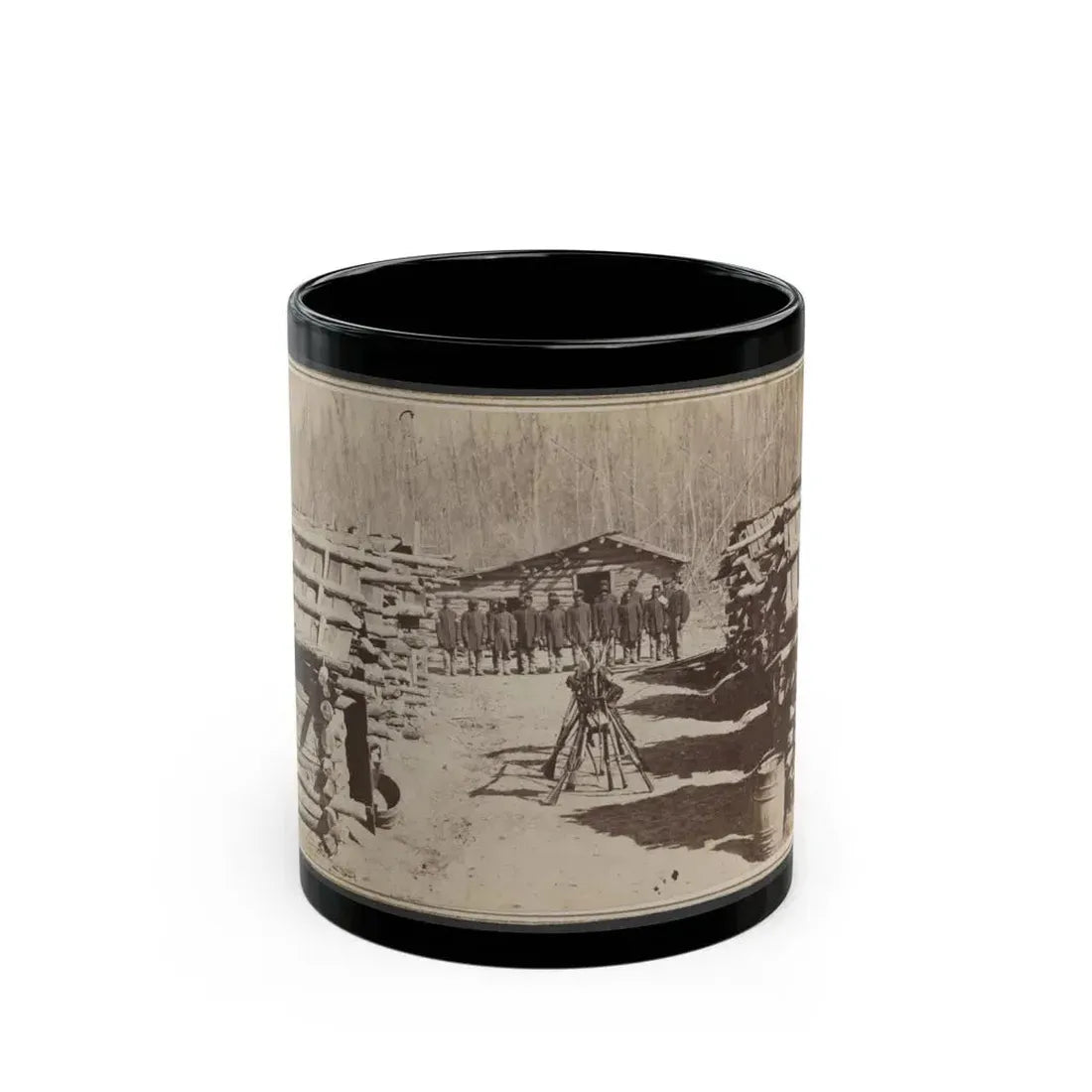 Art. Qts. 64 U.S.C., Palmyra Bend, Miss. (U.S. Civil War) Black Coffee Mug 11oz - Go Mug Yourself