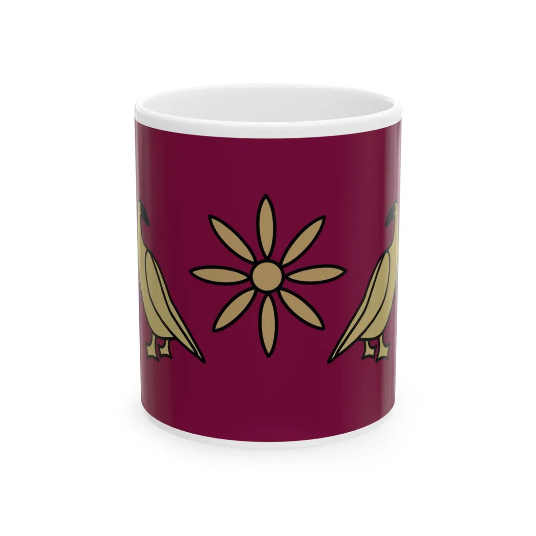 Artaxiad standard (Armenia) White Coffee Mug 11oz - Go Mug Yourself