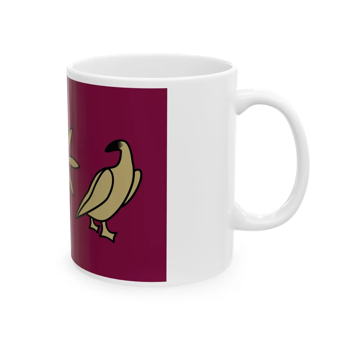 Artaxiad standard (Armenia) White Coffee Mug - Go Mug Yourself