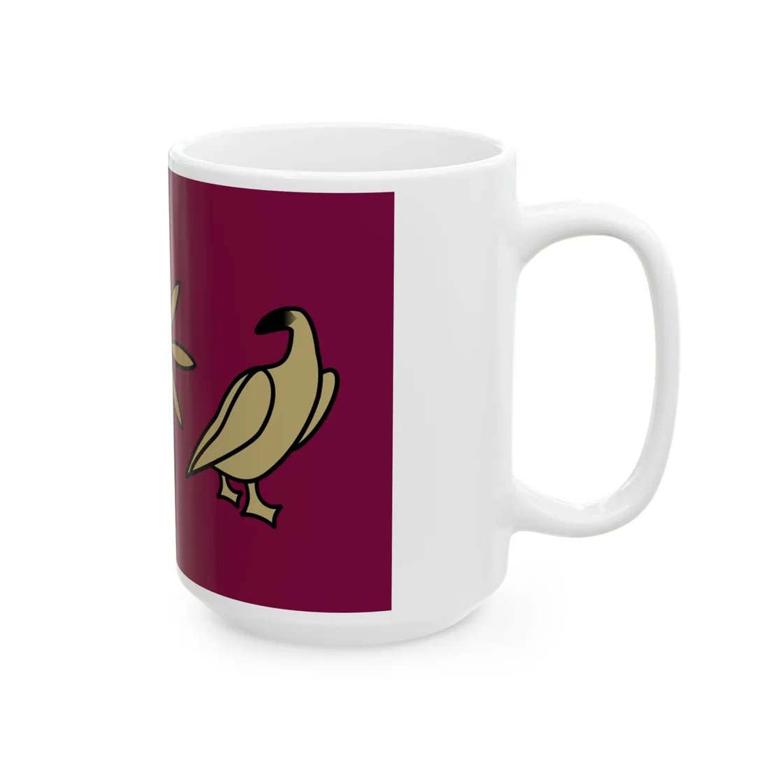 Artaxiad standard (Armenia) White Coffee Mug - Go Mug Yourself