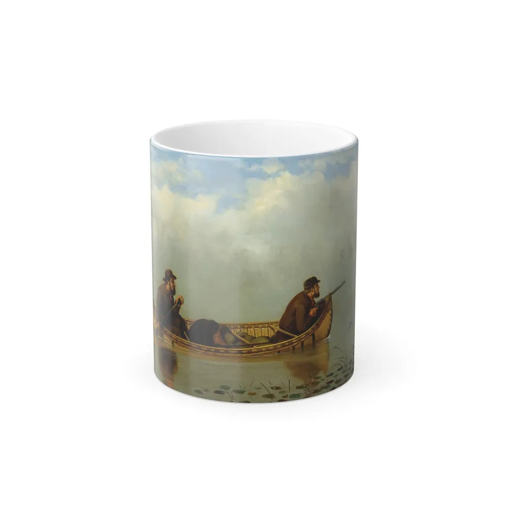 Arthur Fitzwilliam Tait (1819-1905) An Anxious Moment - Oil on Canvas 1882 - Color Changing Mug 11oz-11oz-Go Mug Yourself