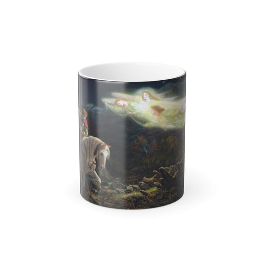 Arthur Hughes (1837-1921) Sir Galahad - The Quest of the Holy Grail - 1870 - Color Changing Mug 11oz-11oz-Go Mug Yourself