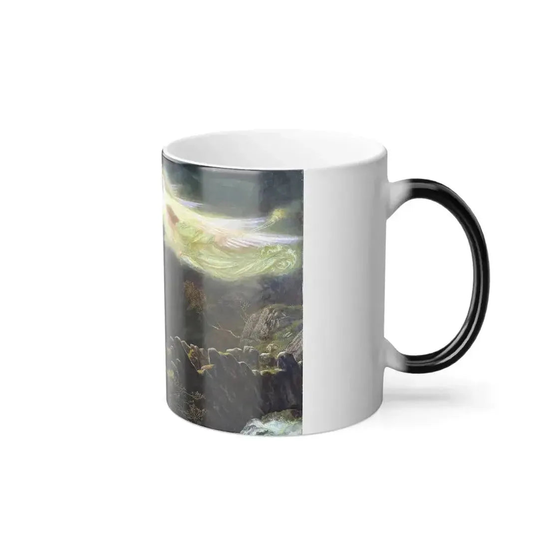 Arthur Hughes (1837-1921) Sir Galahad - The Quest of the Holy Grail - 1870 - Color Changing Mug 11oz - Go Mug Yourself