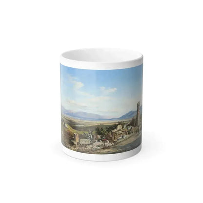 Arthur John Strutt (1819-1888) Viandanti sull'Appia Antica - Oil on canvas 1858 - Color Changing Mug 11oz 11oz - Go Mug Yourself