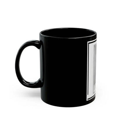 Arthur Linn, U.S.A., In Uniform, Full-Length Portrait, Facing Front (U.S. Civil War) Black Coffee Mug-Go Mug Yourself