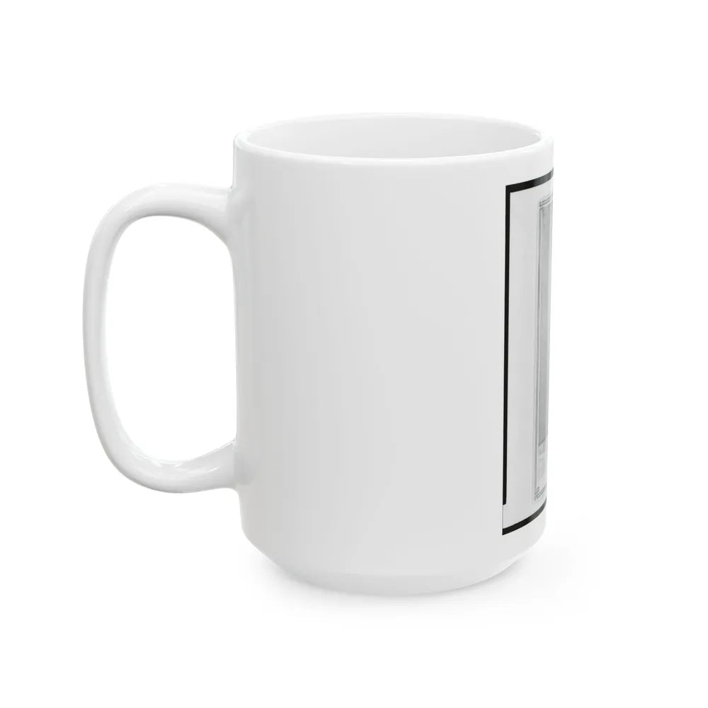 Arthur Linn, U.S.A., In Uniform, Full-Length Portrait, Facing Front (U.S. Civil War) White Coffee Mug-Go Mug Yourself