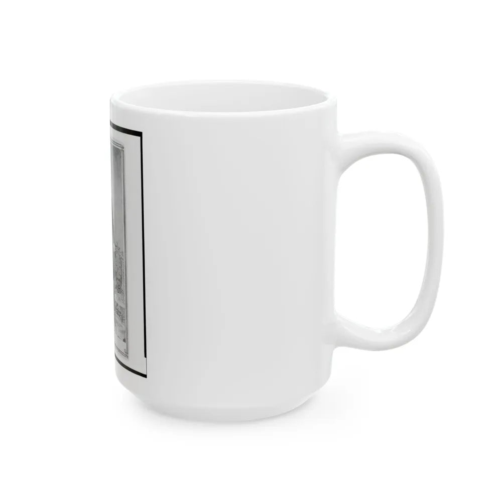 Arthur Linn, U.S.A., In Uniform, Full-Length Portrait, Facing Front (U.S. Civil War) White Coffee Mug-Go Mug Yourself