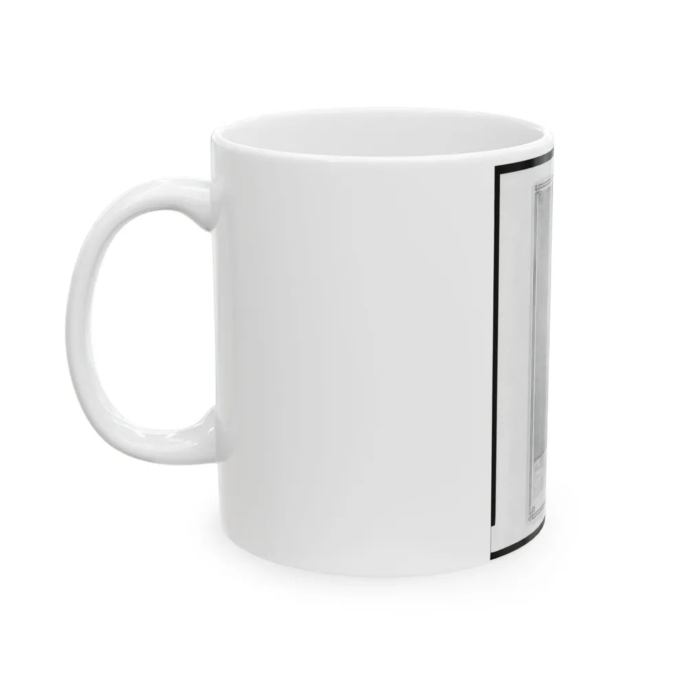 Arthur Linn, U.S.A., In Uniform, Full-Length Portrait, Facing Front (U.S. Civil War) White Coffee Mug-Go Mug Yourself